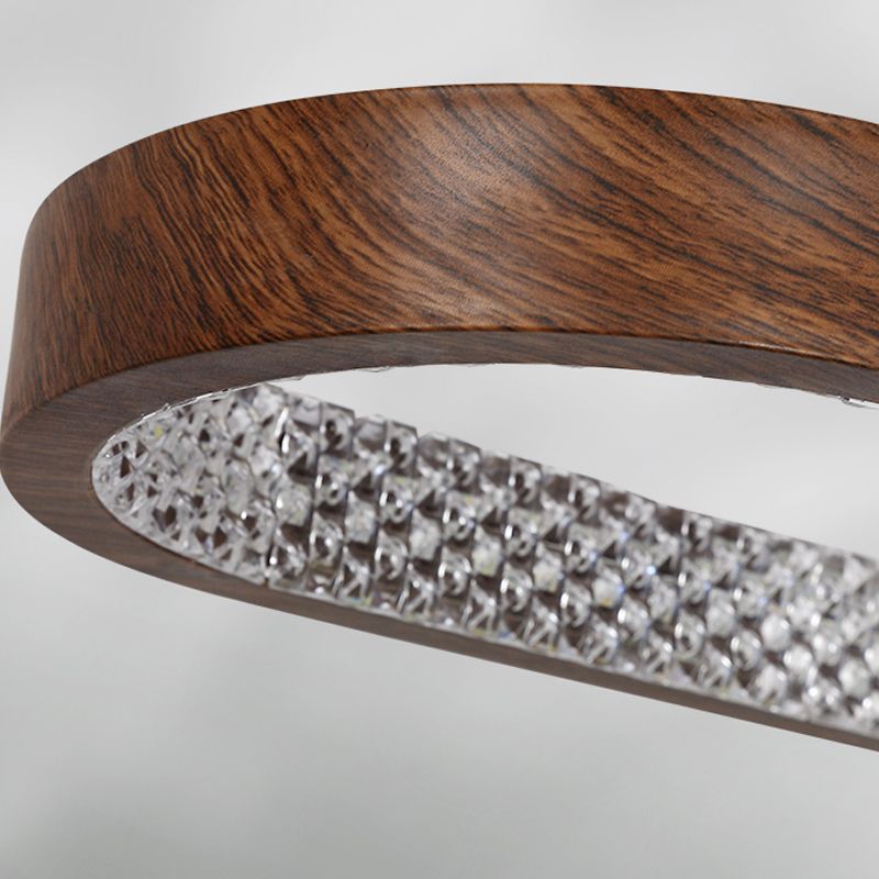 1 Light Oval Island Lights Contemporary Metal Island Pendants for Kitchen