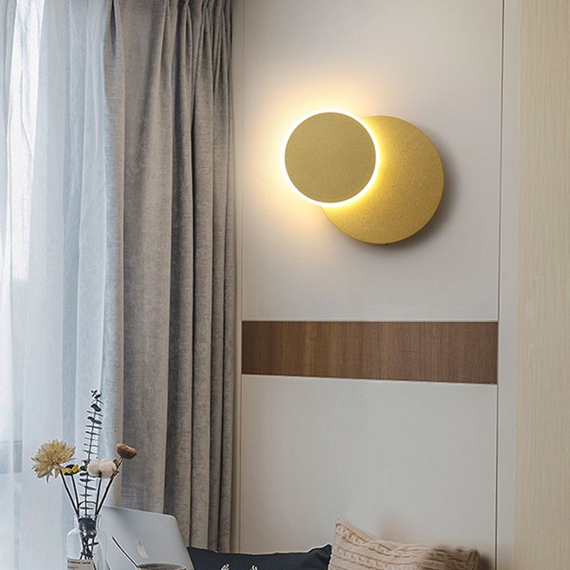 Modern LED Wall Mount Light 1-Light Wall Sconce Light with Acrylic Shade for Living Room