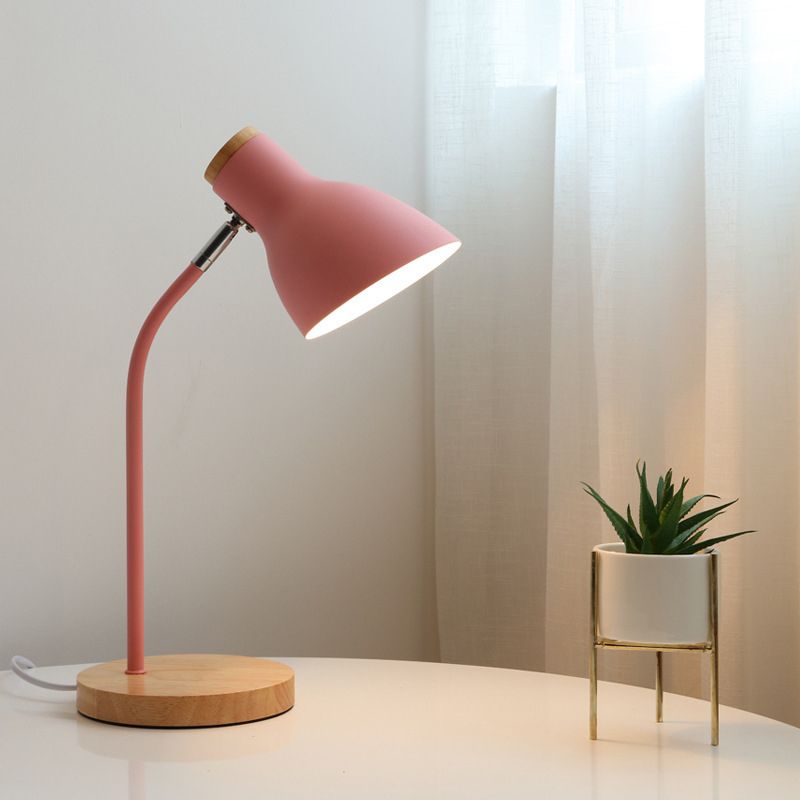 Lampade da tavolo da notte geometriche in metallo 1 Modern Light Light Light