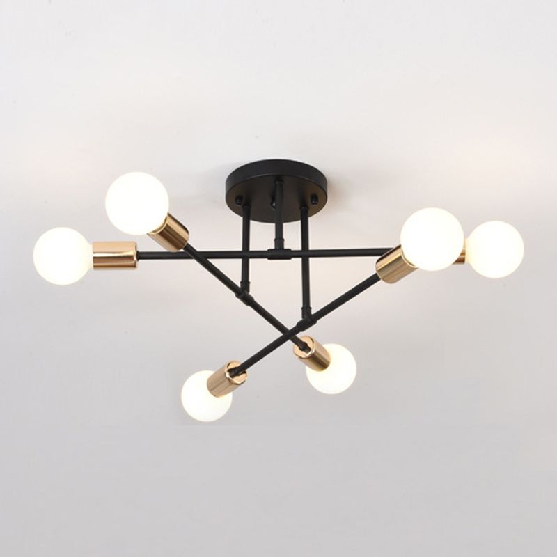 Metal Flush Mount Modern Style Flush Mount Lighting for Dining Room