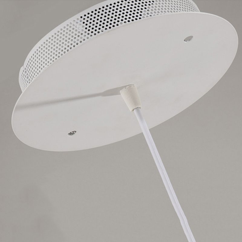 Modern Simple Flower Chandelier Lamp Aluminum LED Hanging Light for Dining Room