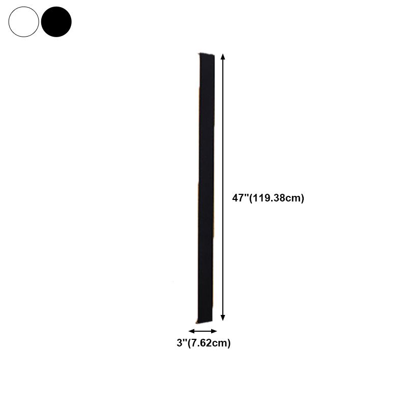 Linear Shape Metal Wall Light Modern Style 1-Light Wall Mount Fixtures