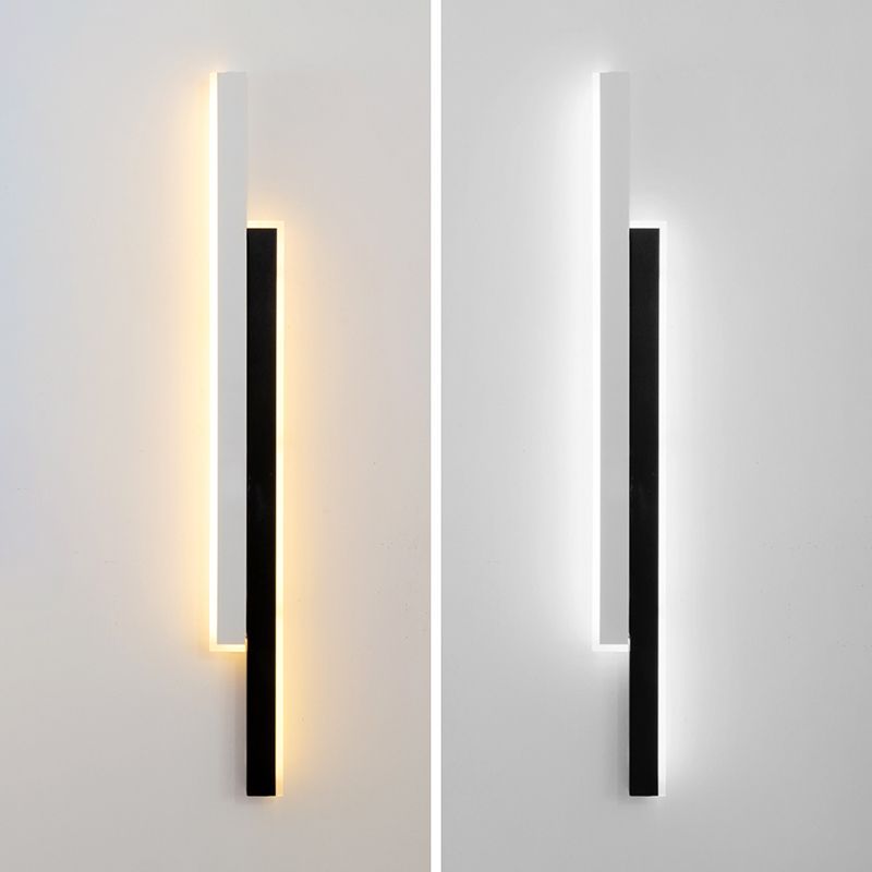 Contemporary Style Wall Lamp Sconce Linear Wall Sconce Metal for Bedroom
