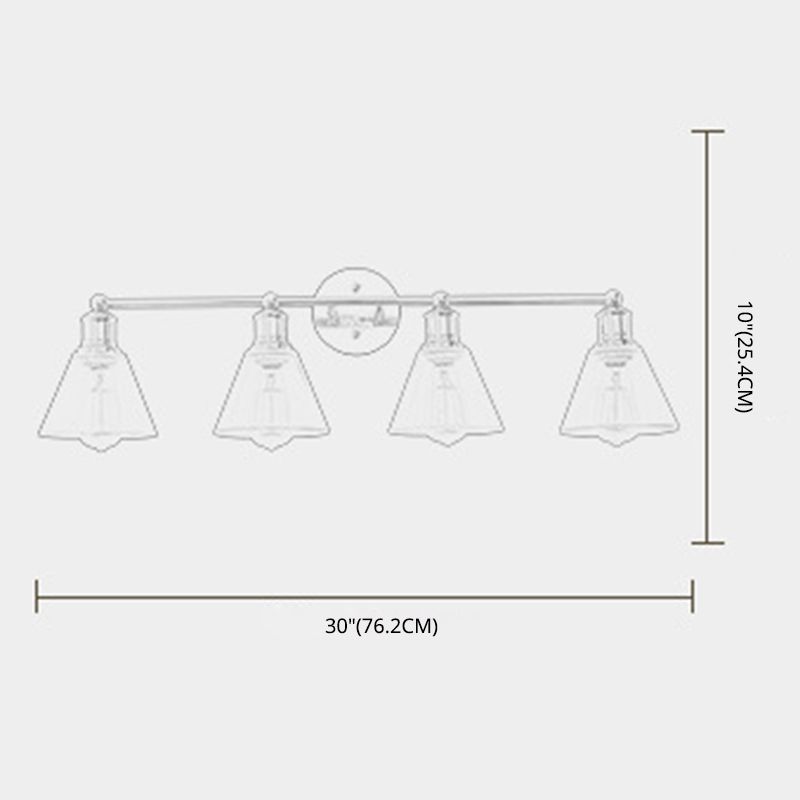 Prontine murale industriale accanto alla luce retrò vetro retrò luce da letto da letto per albergo