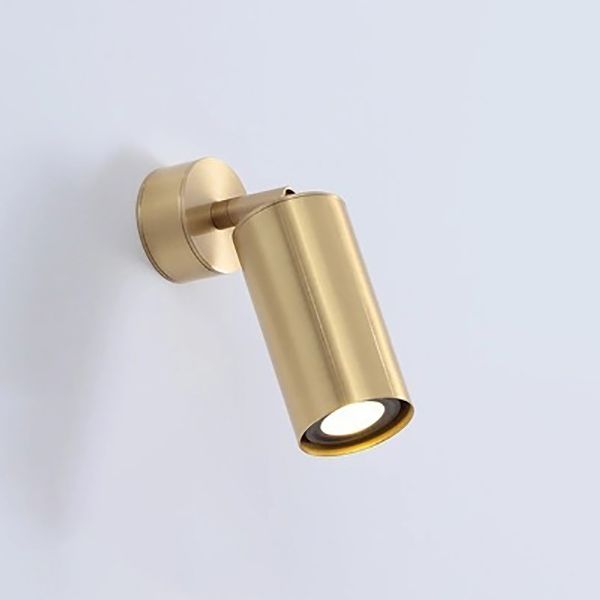 Iluminación de pared de cilindro múltiple lámpara de pared de metal moderna lámpara montada en la pared en latón