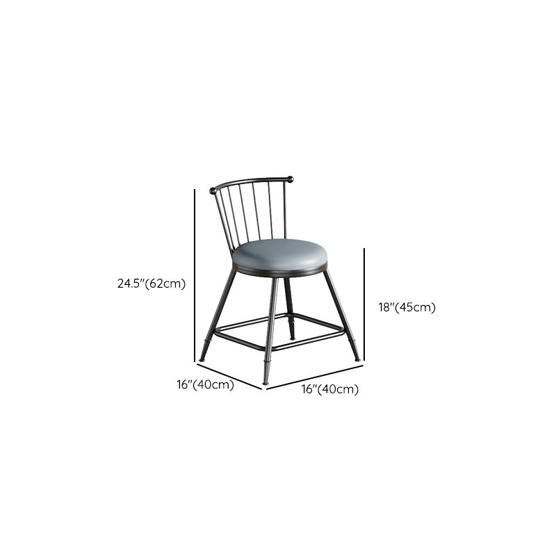 Modern 1/2/3/5 Pcs Bar Set with Square Pub Table and Metal Stools for Home