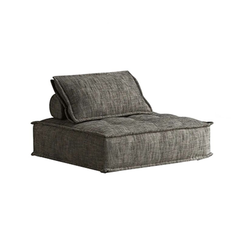 Contemporary Pillows Standard Armless Linen Stationary Seating