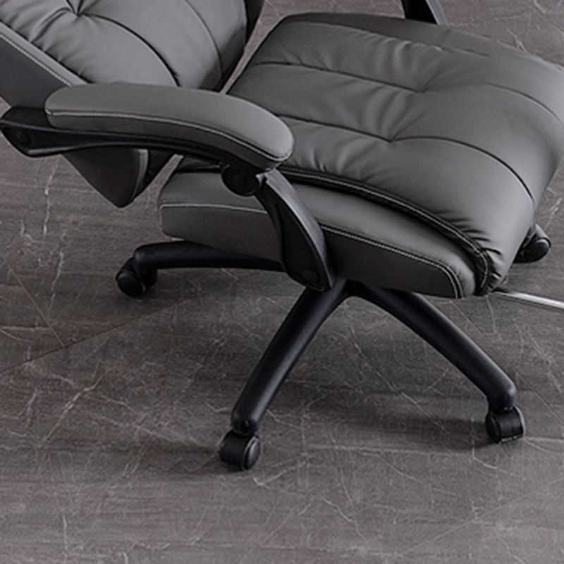 Modern Style Office Chair Upholstered Armrests Task Chair for Office