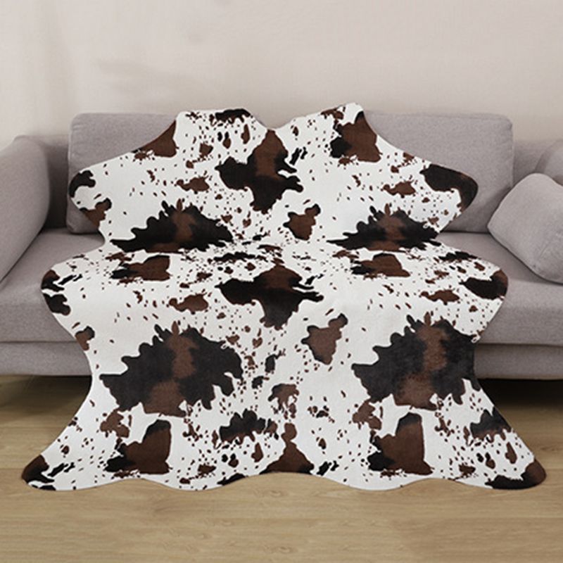 Bold Animal Pattern Carpet Novelty Polyester Rug Non-Slip Backing Area Rug for Living Room