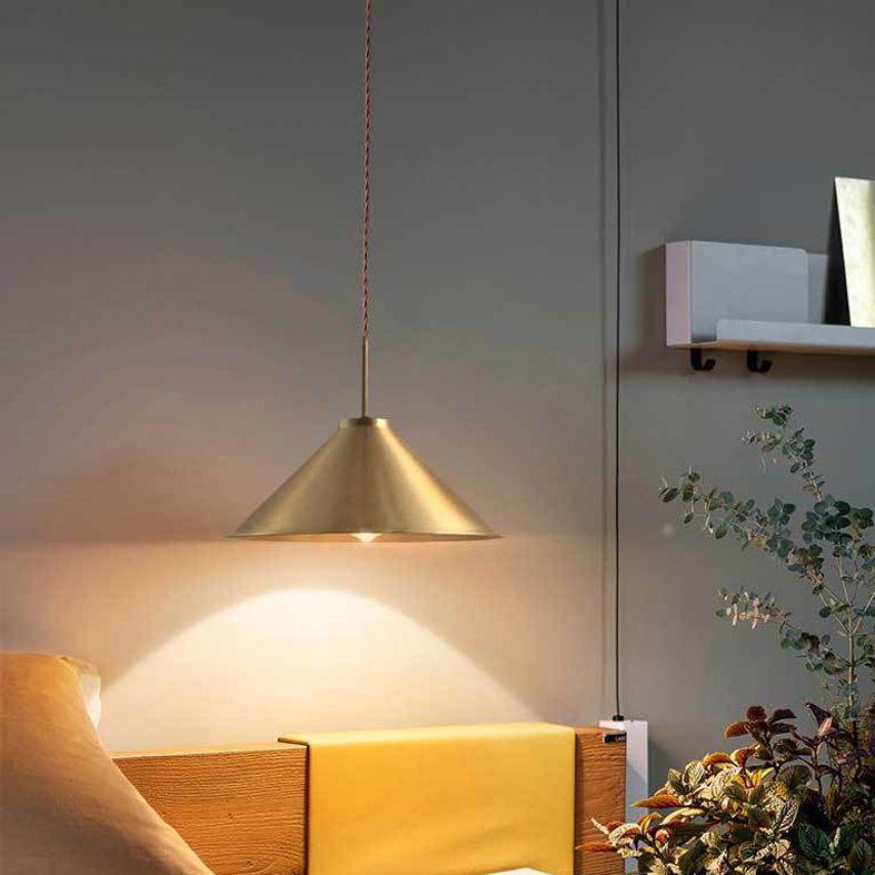 Postmodern Metal Hanging Light Pendant Light 1 Head Hanging Light for Kitchen