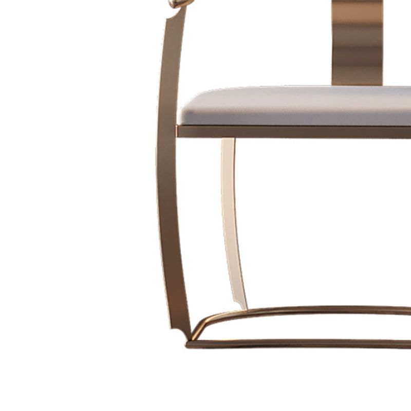 Glam Style Single Sofa Chair Black/Gold Color Arm Chair for Living Room