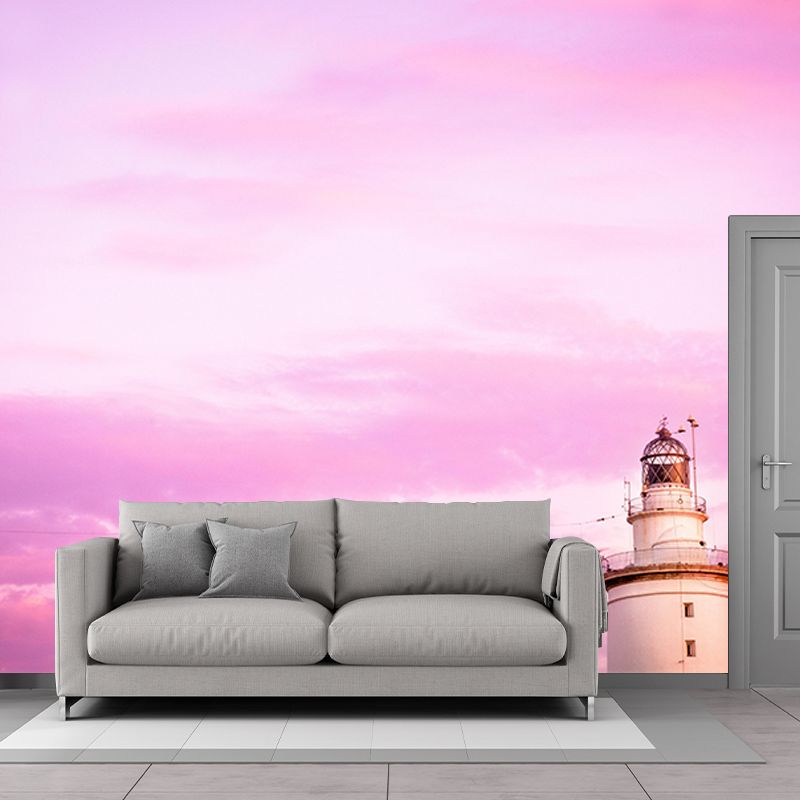 Photography Sky Landscape Mural Mildew Resistant Wall Decor for House Interior