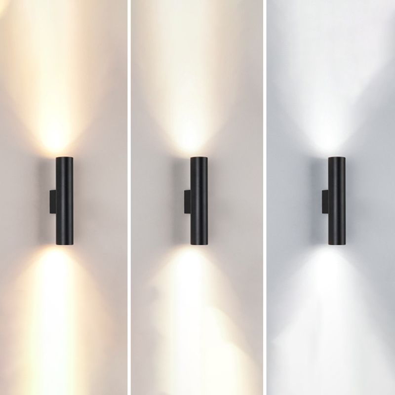 Metal Cylinder Sconce Light Fixture Nordic Style LED Wall Mount Light Fixture