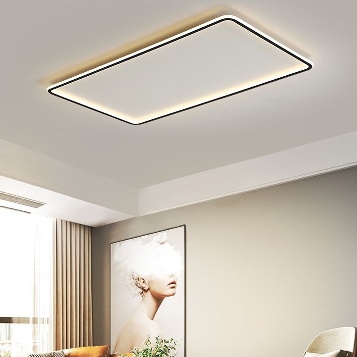 Modern LED Flush Mount Ceiling Fixture Ringed Light Room Hall Foyer Light Indoor Shop Lighting