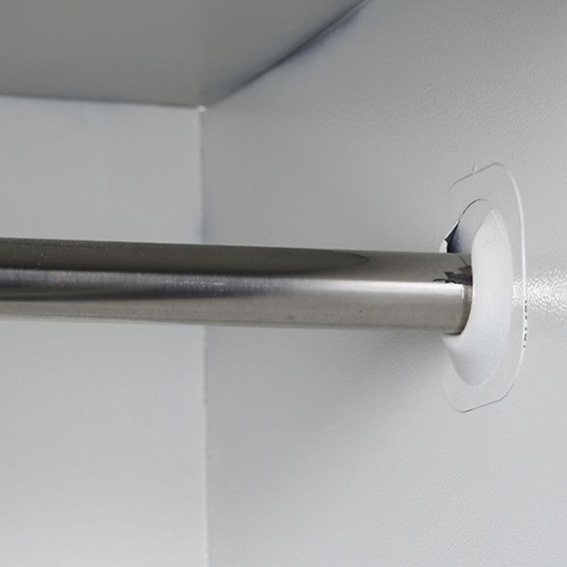 Contemporary Wardrobe Metal White Colour Wardrobe Closet for Bedroom