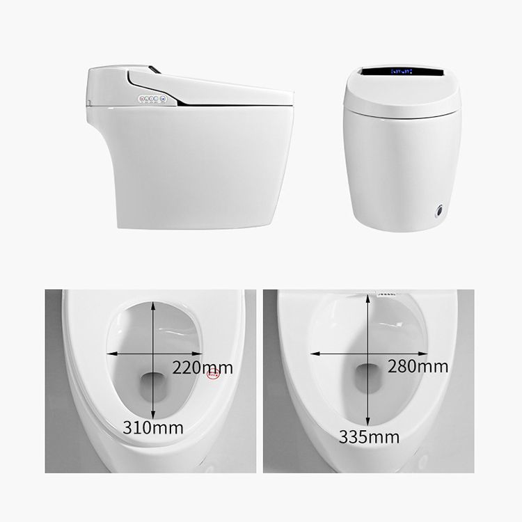 Modern Concealed Tank Toilet Bowl Siphon Jet Toilet with Slow Close Seat for Bathroom