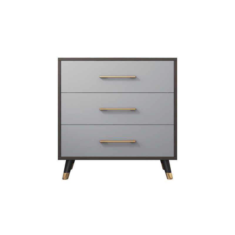 Traditional Style Chest Grey Bedroom Storage Chest with 3 / 4 / 5 Drawers