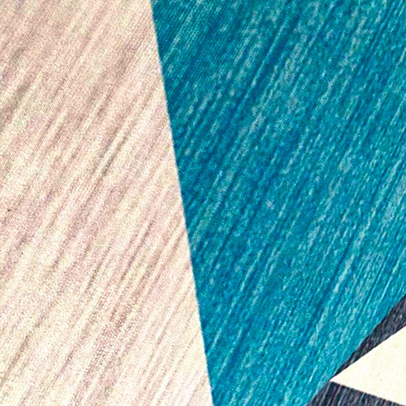 Minimalist Graphic Pattern Rug Polyester Carpet Stain Resistant Indoor Carpet for Home Decoration