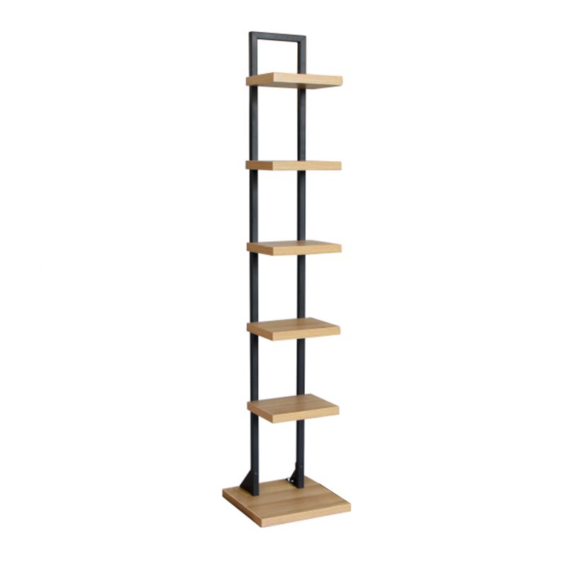 Modern Style Wooden Bookshelf Vertical Shelf Bookcase for Home