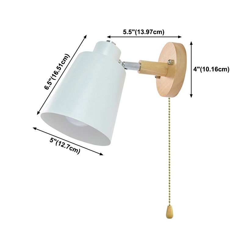 Moderno macaron moderno macaron geometrico di sconde da parete in metallo 1 flione leggero