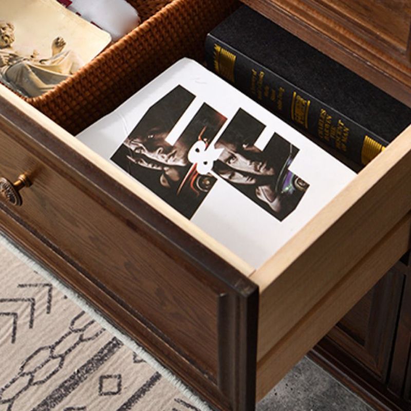 Solid Wood Storage Chest Dresser Traditional Chest with Drawers