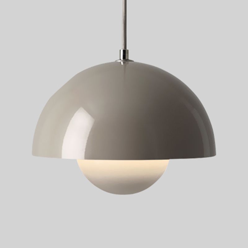 Round Shape Metal Hanging Light Nordic Macarons 1-Light Hanging Light Fixtures