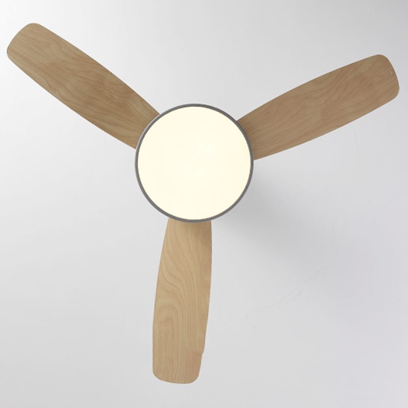 Geometry Ceiling Fan Light Kids Style Metal 1-Light Ceiling Fan Lamp for Living Room