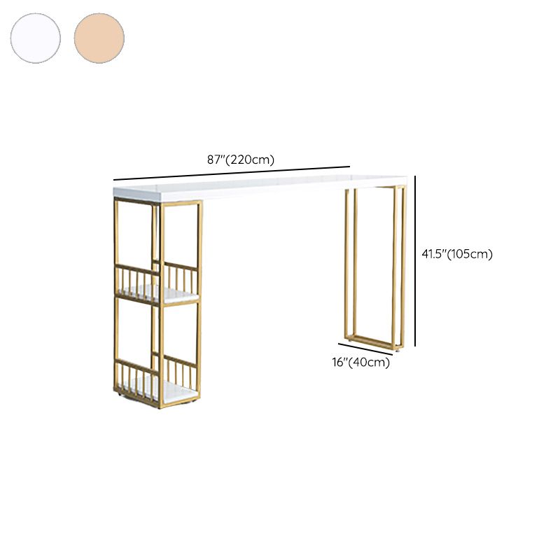 Rectangular Bar Stool and Table Set 1/2/3 Pieces Industrial Pub Table Set