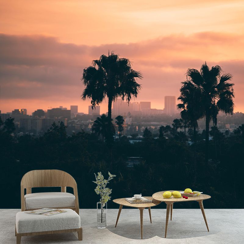 Tropical Scene Environmental Tropical Palm Mural Decorative Photography Wall Decor