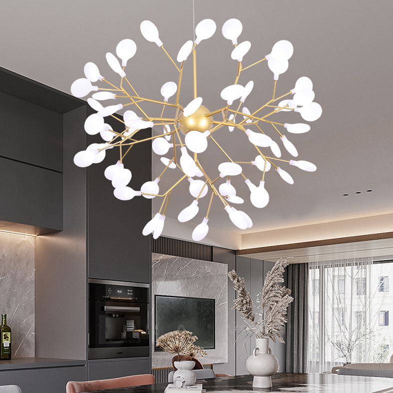Branch Chandelier Light Farmture Moderne designer Acryl hangerverlichting voor restaurant