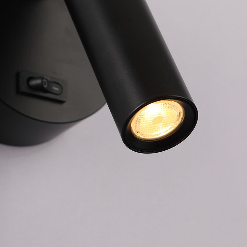 Reading Wall Lamp Nordic Style Metal Wall Mount Lighting in Metal Shade