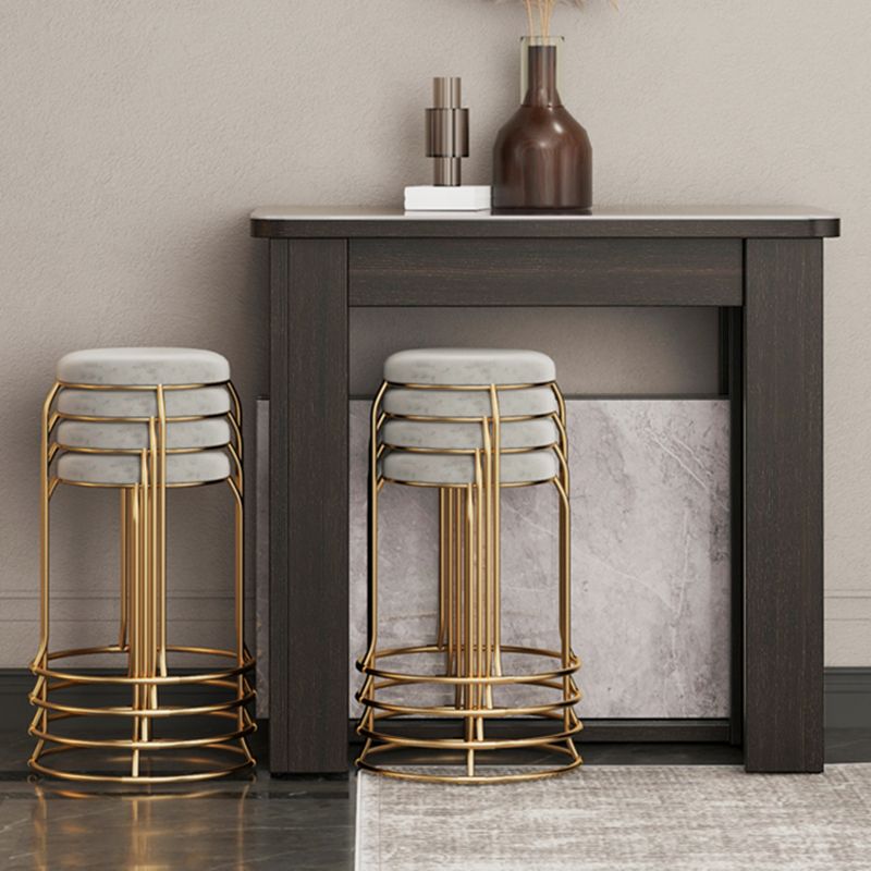 5/7/9 Pcs Contemporary Rectangle Shape Dinette Table with Armless Chair