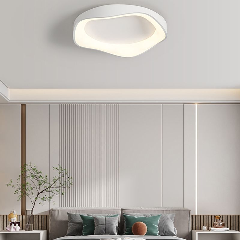Metal Ceiling Light Fixture Nordic Style LED Flush Mount for Bedroom