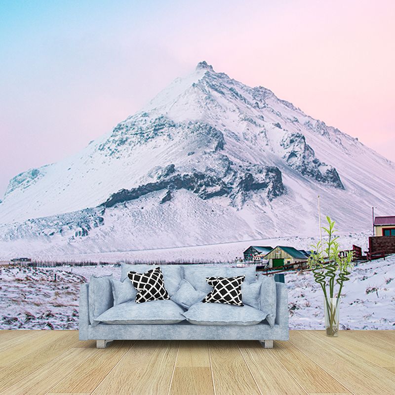 Modern Style Mural Wallpaper Majestic Mountains Photography Indoor Wall Mural