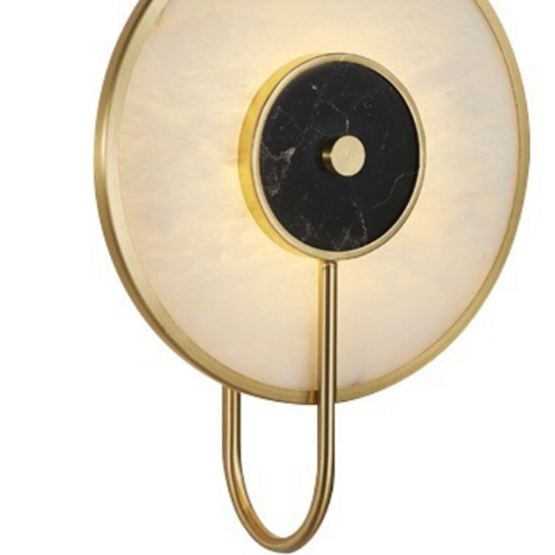 Contemporary Wall Light Golden Metal Lighting for Living Room