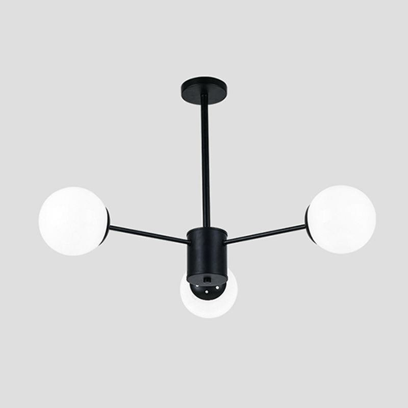 Globe Chandelier Lighting Multi-Head Suspension Pendant Lamps for Living Room