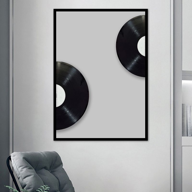 Musik-CD-Wanddekoration, Vintage-Stil, strukturierter Leinwanddruck für Schlafzimmer, mehrere Größen