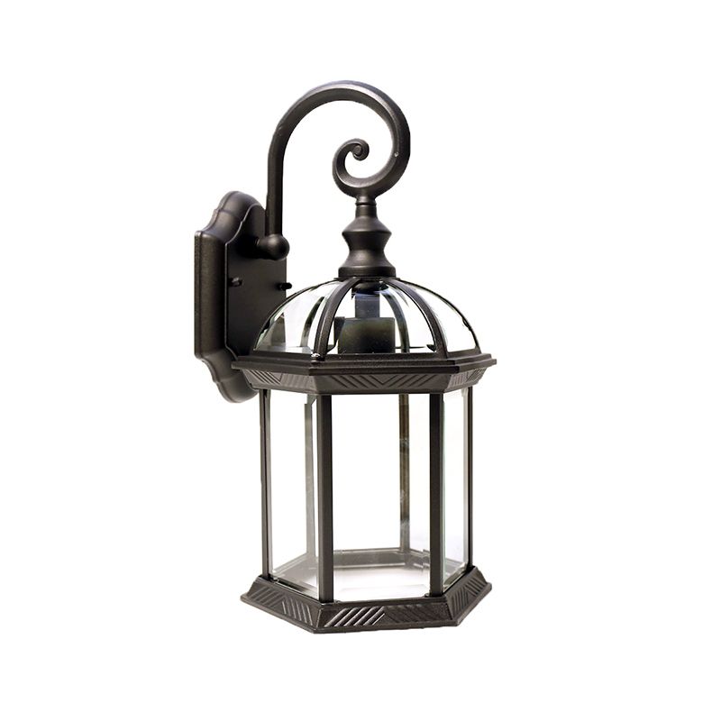Illuminazione da parete da esterno ombreggiata per la parete vintage in metallo in metallo funce light