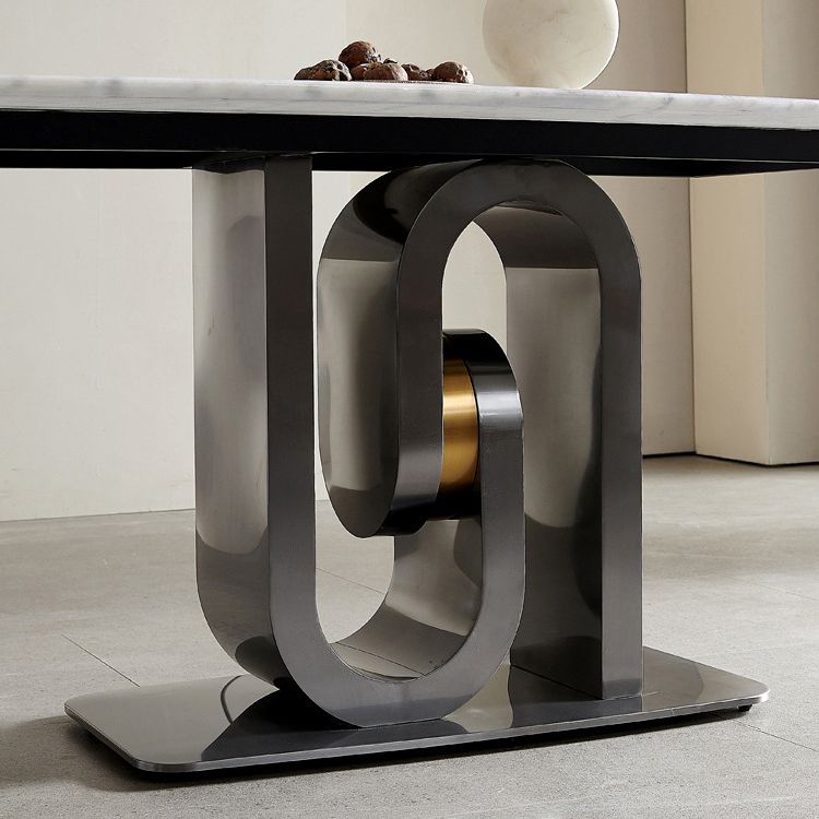 Rectangle Modern Dining Table Set 1/2/5/7 Pcs Dinette Set for Dining Room