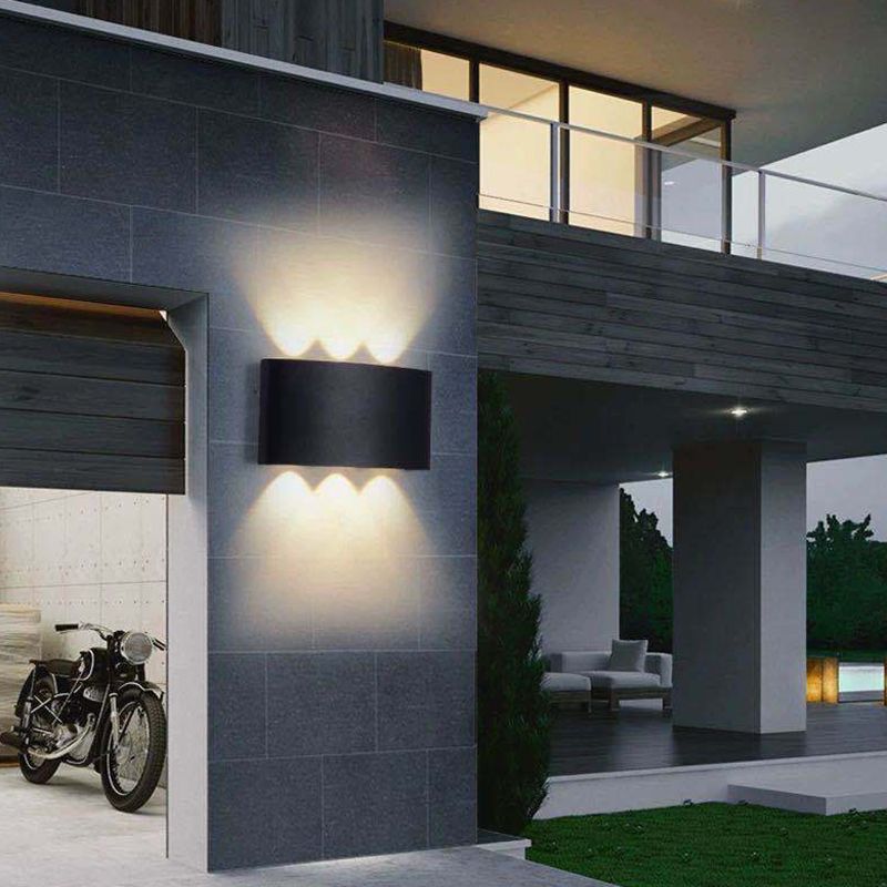 Multi-Light Geometric Wall Lighting Ideas Modern Style Metal Wall Mounted Light