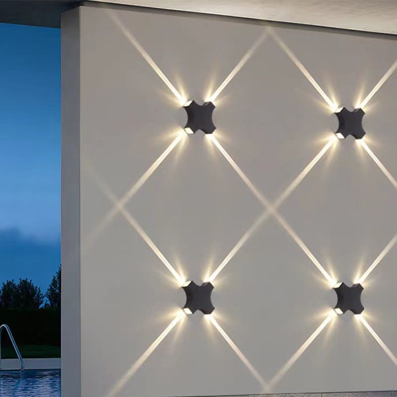 LED Wall Lamp Modern Style Wall Mount Lamp with Aluminum Shade for Bedroom