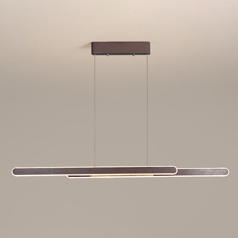 Linearinselanhänger führte die nordische moderne Deckenpendelleuchte für Büro