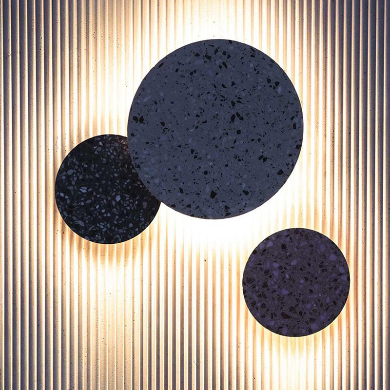 Lámpara de montaje de pared LED de estilo de muro de piedra de 1 luces para sala de estar para sala de estar