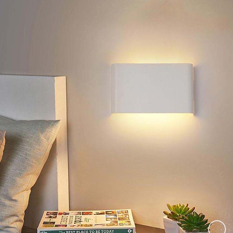 Moderne Einfachheit Rechteck Wandleuchte Acryl Wandleuchte Beleuchtung für Schlafzimmer