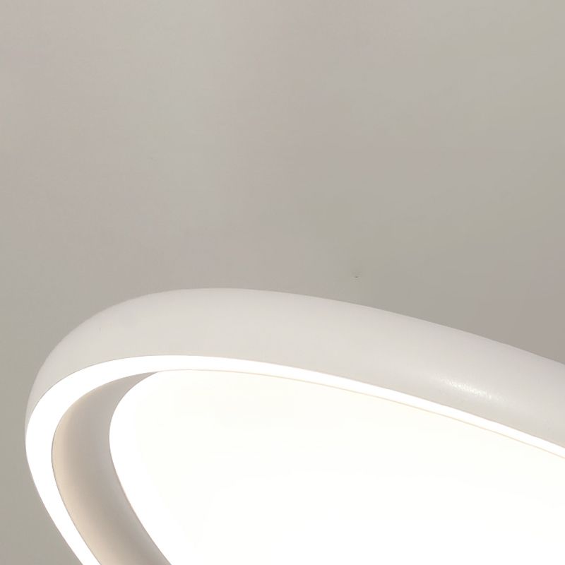 Lumo moderno a forma di metallo a forma rotonda a 1 luce appesa a 1 luce