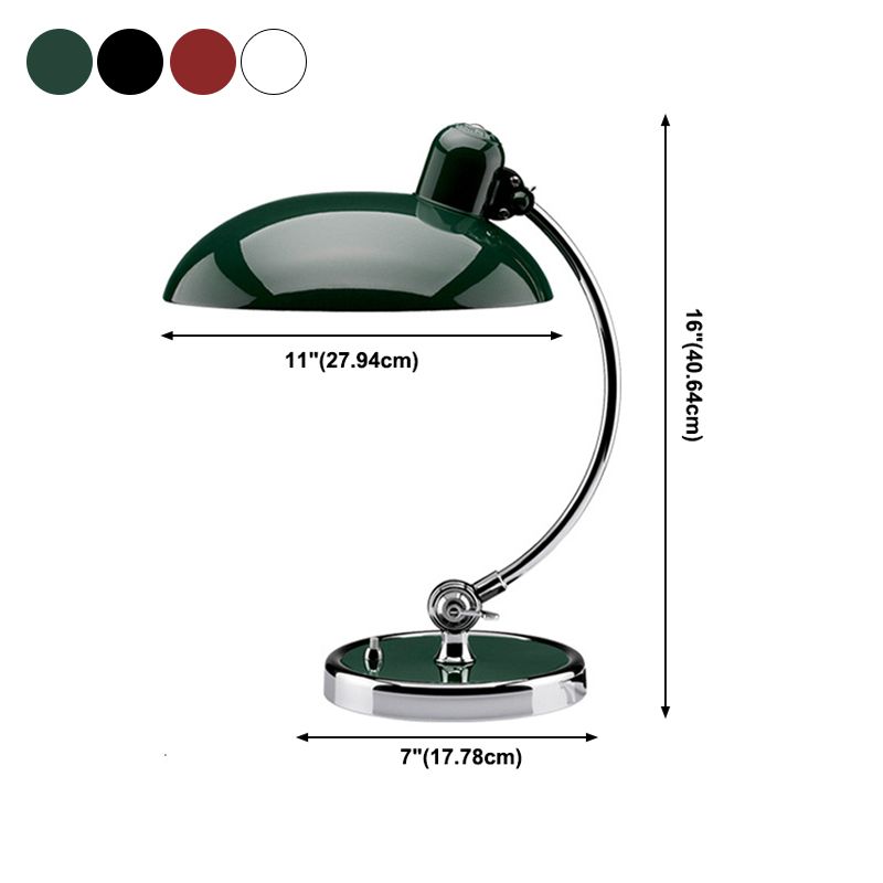 Moderne creatieve 1-licht tafellamp metalen koepel licht licht voor woonkamer