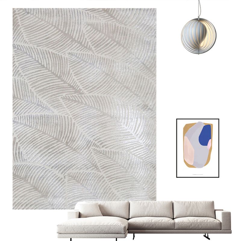 Modern Living Room Rug Multi Color Geometric Printed Indoor Rug Polyster Non-Slip Pet Friendly Area Carpet