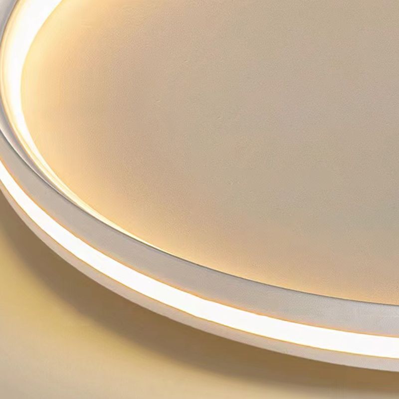 LED White Ceiling Light Contemporary Acrylic Flush Mount Lighting for Room