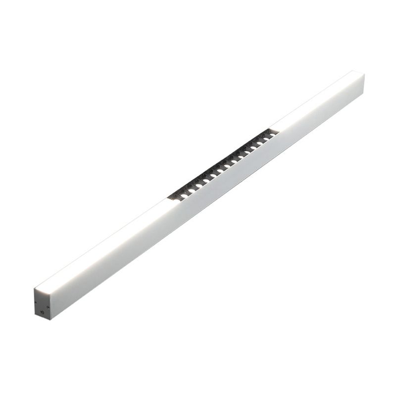 Modern Metal LED Flush Mount Linear Shape Ceiling Light with Acrylic Shade for Passage