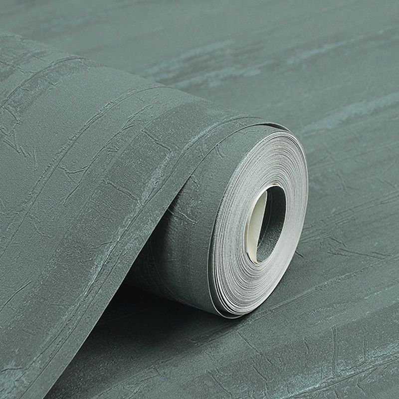 Industrielle Zement-Tapetenrolle für Wohnzimmer, 50 m² große Wanddekoration in dunkler Farbe